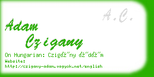 adam czigany business card